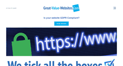 Desktop Screenshot of great-value-websites.com